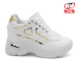 SCS Heart Girls Fashion Sneakers Shoes